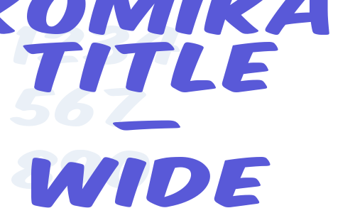 Komika Title – Wide Font Download