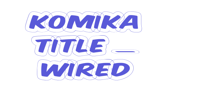 Komika Title – Wired Font Download