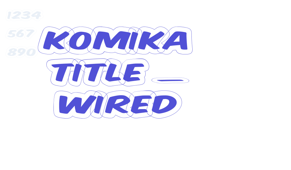 Komika Title – Wired-font-download