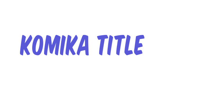 Komika Title Font Download