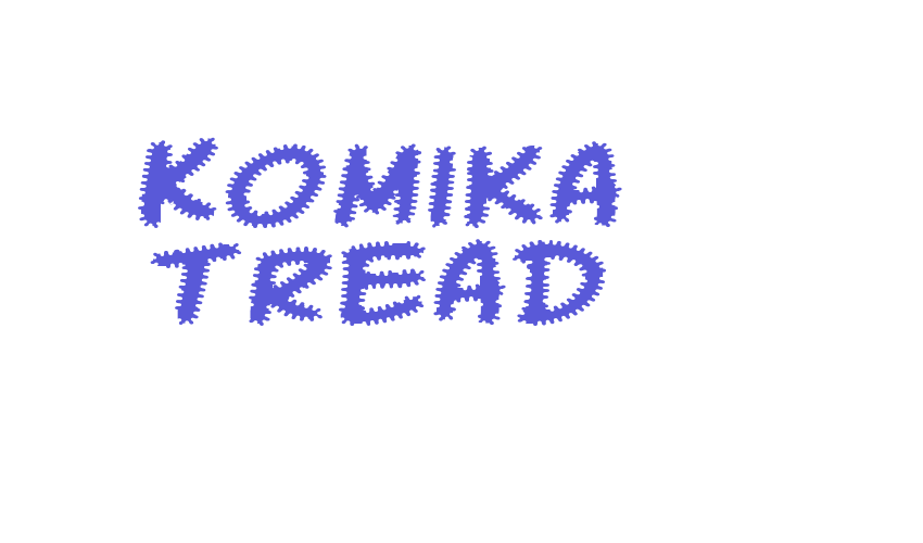 Komika Tread Font