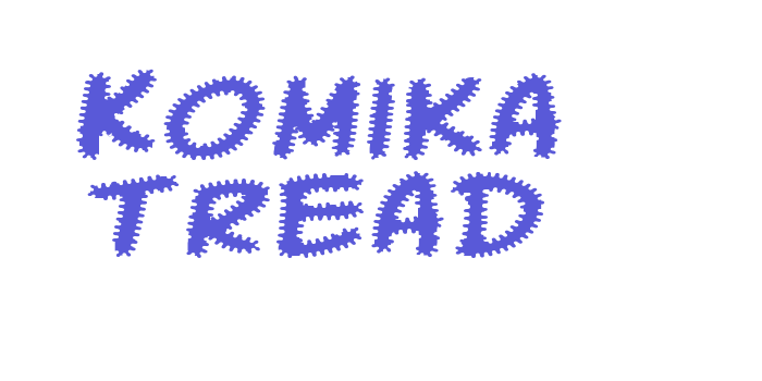 Komika Tread Font