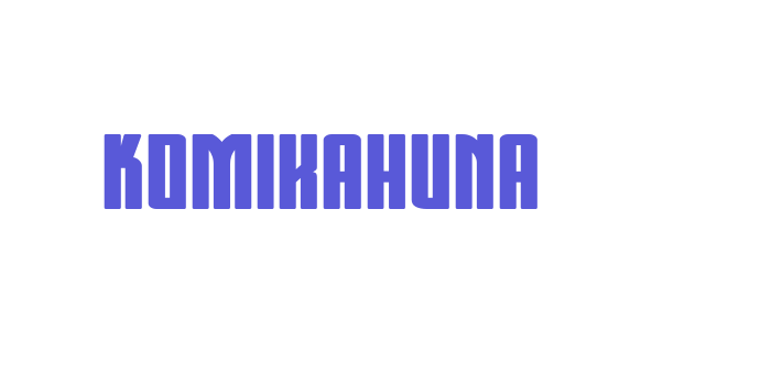 Komikahuna Font Download