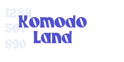 Komodo Land-font-download