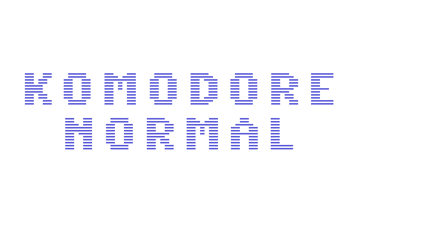 Komodore Normal Font