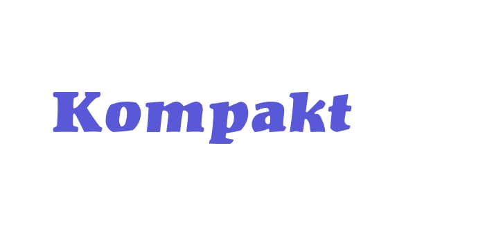 Kompakt Font Download