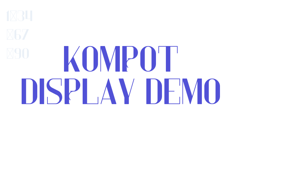 Kompot Display Demo-font-download