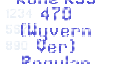 Kone KSS 470 (Wyvern Ver) Regular-font-download