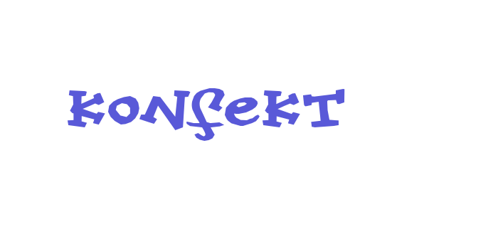 Konfekt Font