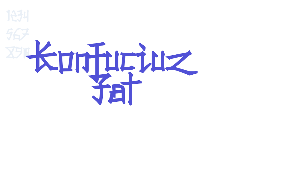 Konfuciuz Fat-font-download