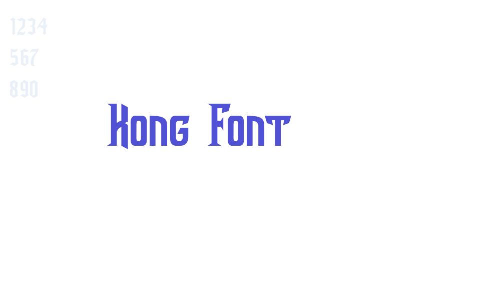 Kong Font-font-download