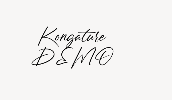 Kongature DEMO Font