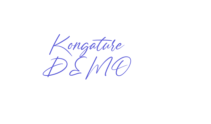 Kongature DEMO Font