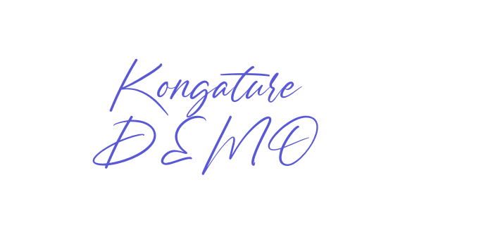 Kongature DEMO Font Download