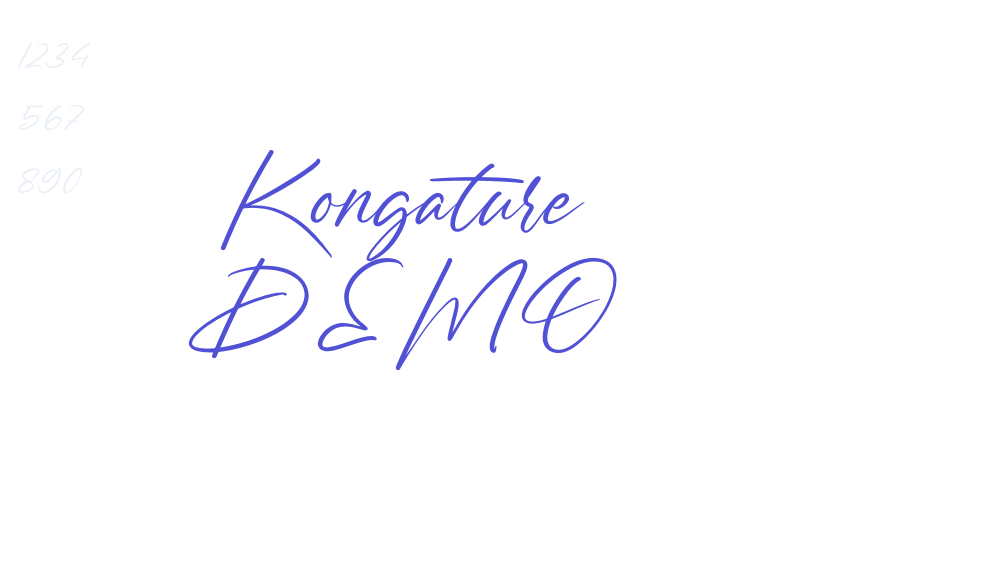 Kongature DEMO-font-download