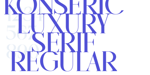Konseric Luxury Serif Regular