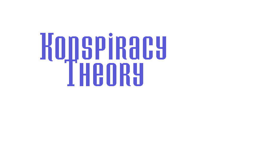 Konspiracy Theory Font Download