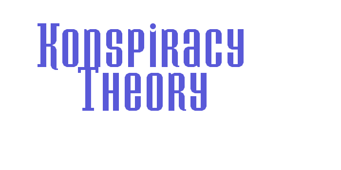 Konspiracy Theory Font