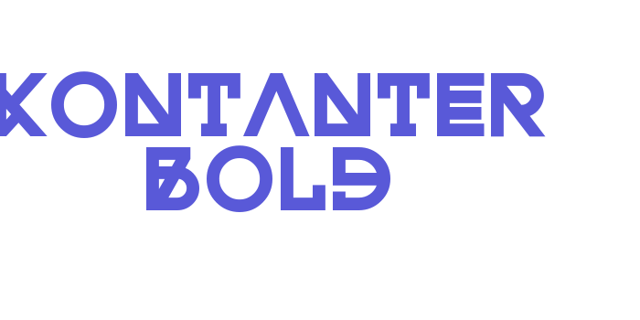 Kontanter Bold Font Download