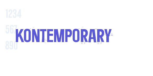 Kontemporary font free