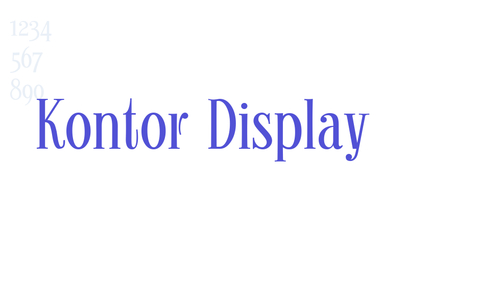 Kontor Display-font-download