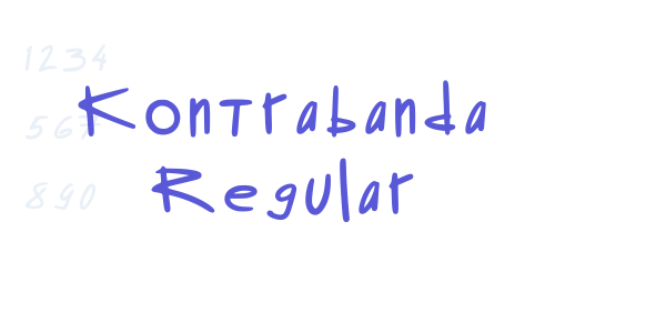 Kontrabanda Regular font