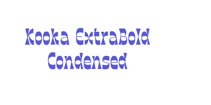 Kooka ExtraBold Condensed Font Download