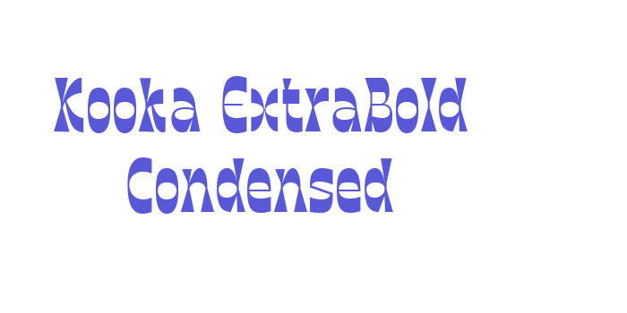 Kooka ExtraBold Condensed Font