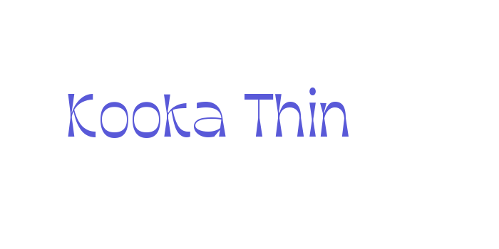 Kooka Thin Font