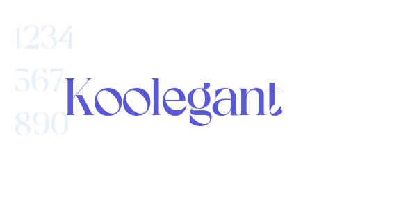 Koolegant font free