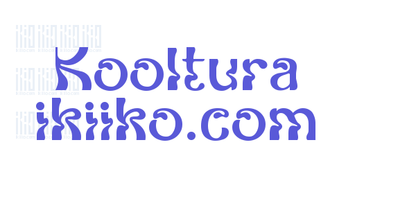 Kooltura ikiiko.com font free