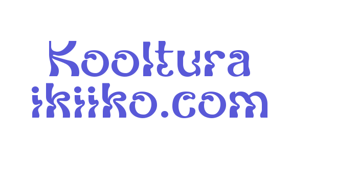 Kooltura ikiiko.com Font Download