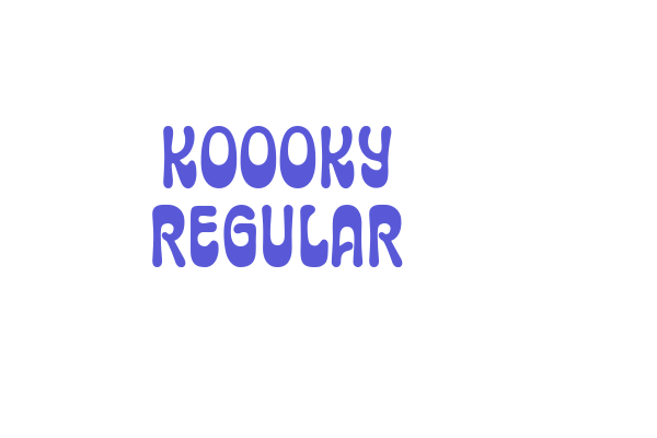 Koooky Regular Font