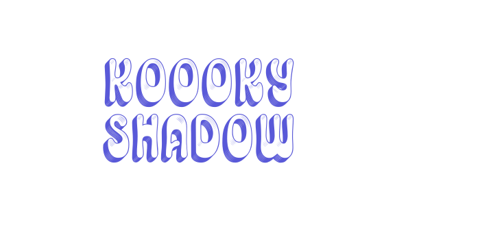 Koooky Shadow Font Download