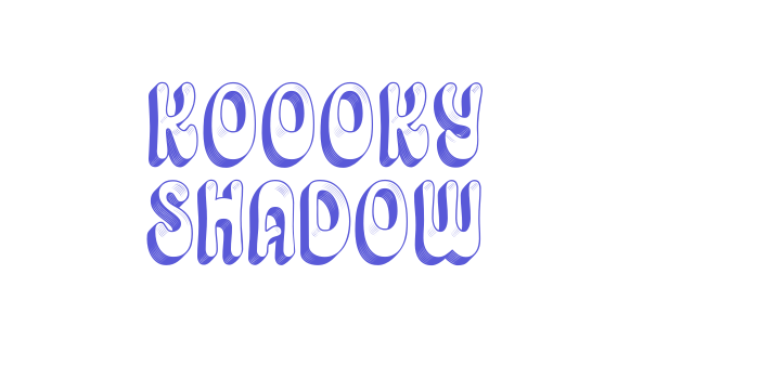 Koooky Shadow Font