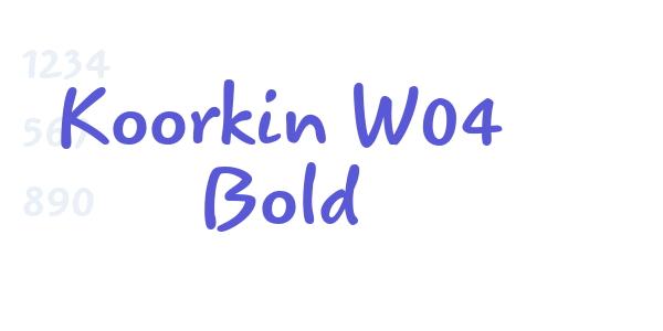 Koorkin W04 Bold font free