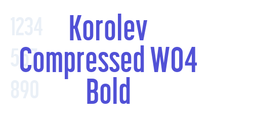 Korolev Compressed W04 Bold