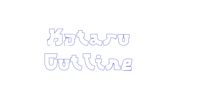 Kotaru Outline Font Download