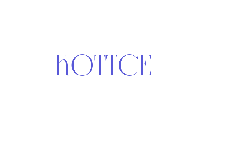 Kottce Font