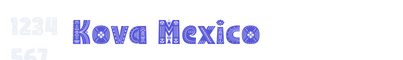 Kova Mexico font