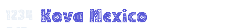 Kova Mexico font