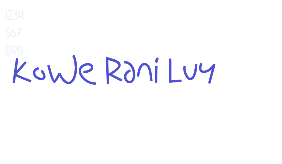 Kowe Rani Luy-font-download