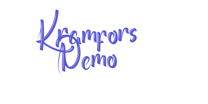 Kramfors Demo Font Download