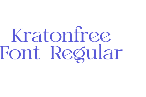 Kratonfree Font-Regular Font