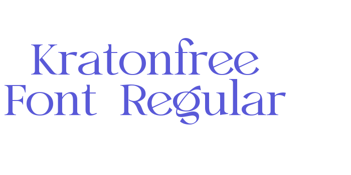 Kratonfree Font-Regular Font Download