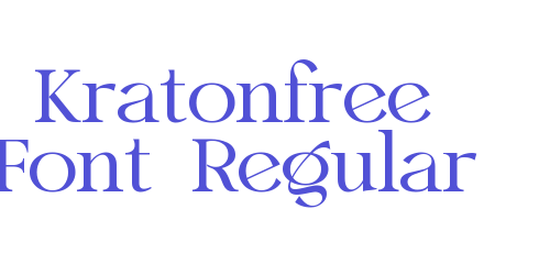 Kratonfree Font-Regular-font-download
