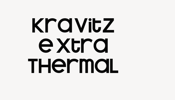 Kravitz Extra Thermal font download