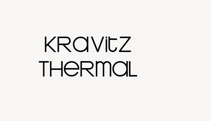 Kravitz Thermal font download