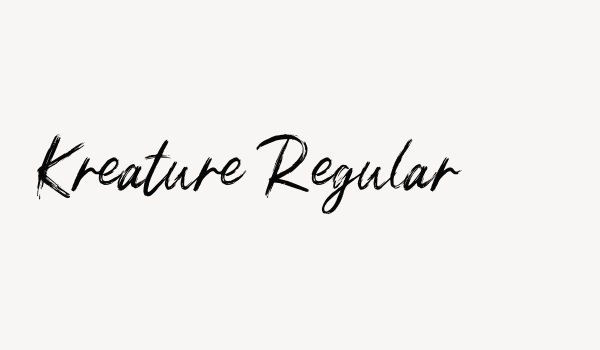 Kreature Regular Font