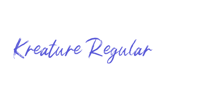 Kreature Regular Font Download